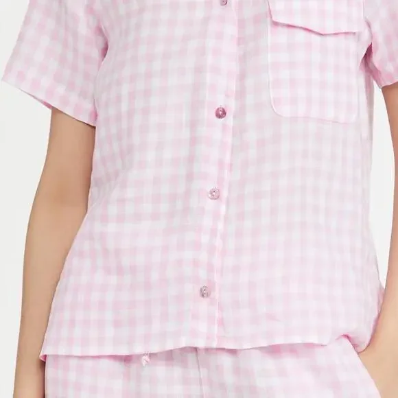 Frankies Bikinis Lou Gingham Top - Picture 2 of 2